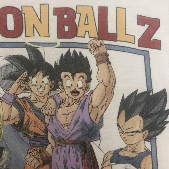 Dragon Ball Z Bird Studio Toei Animation White Graphic Shirt Men Size Medium - Picture 3 of 12